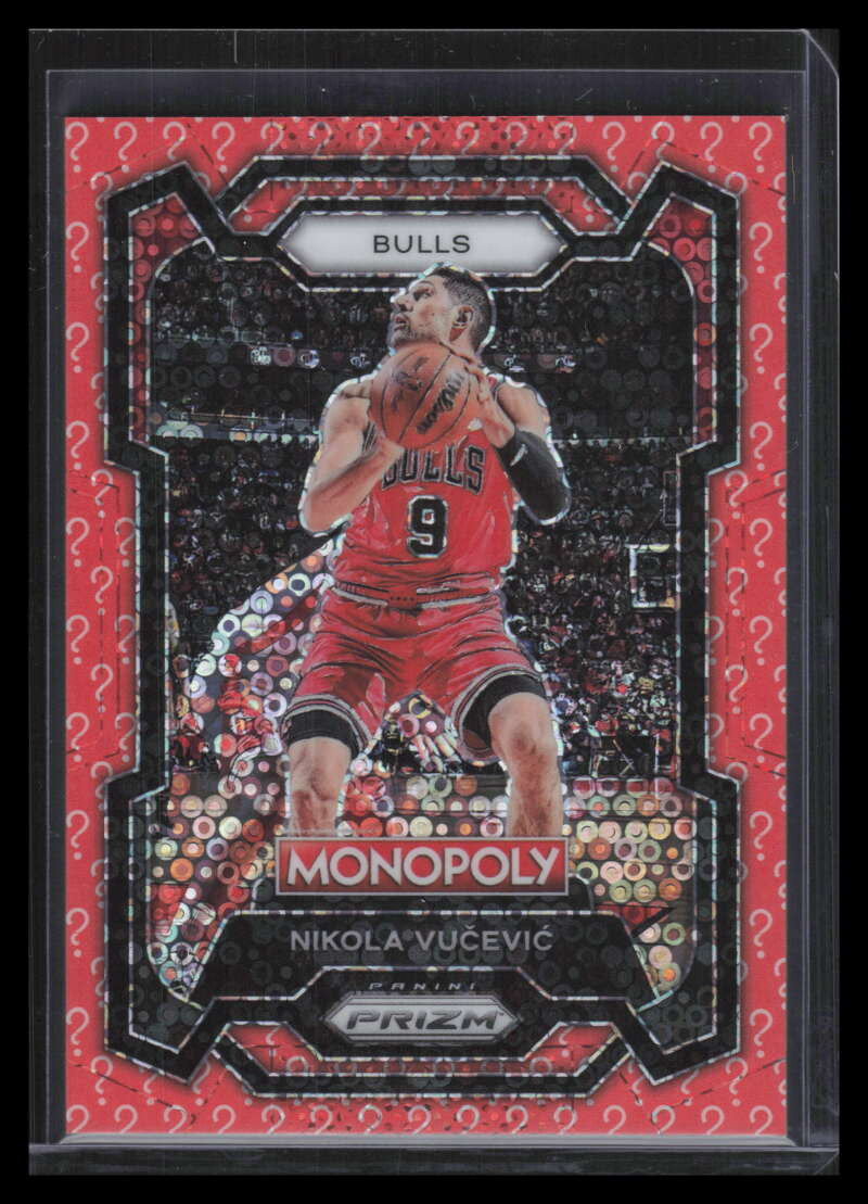 2023-24 Panini Prizm Monopoly Question Mark Refractor 18 Nikola Vucevic 9/25