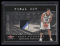 2001-02 Fleer Genuine Final Cut 30 Wally Szczerbiak Patch