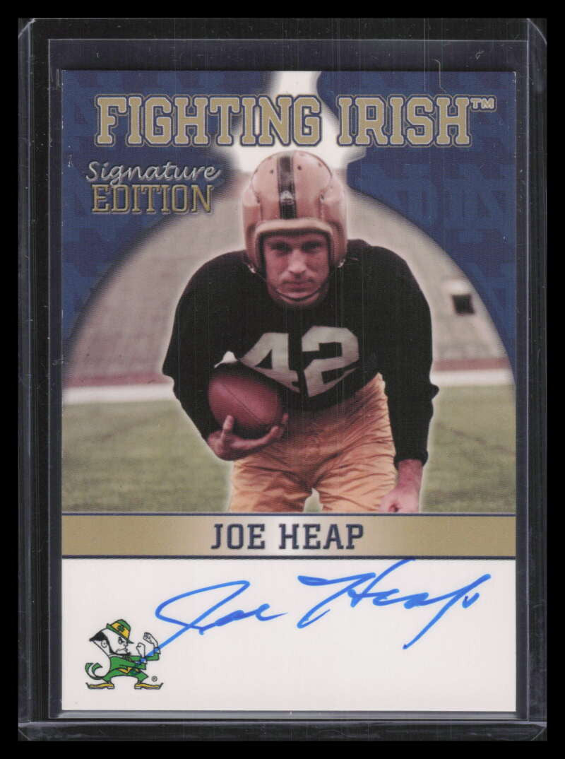 2003 TK Legacy Notre Dame Fighting Irish Autographs fi4 Joe Heap Auto