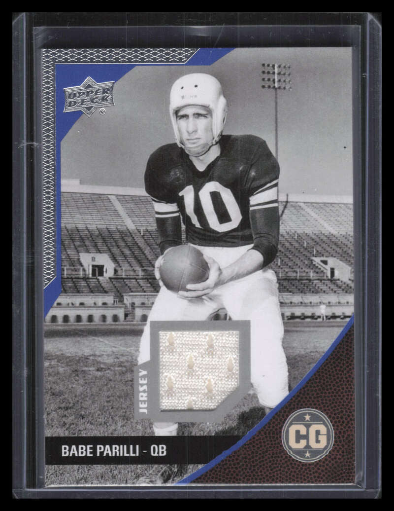 2014 Upper Deck Conference Greats Jerseys 46 Babe Parilli Jersey