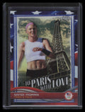 2024 Topps Chrome Olympics To Paris with Love Flag Refractor Sandi Morris 2/76