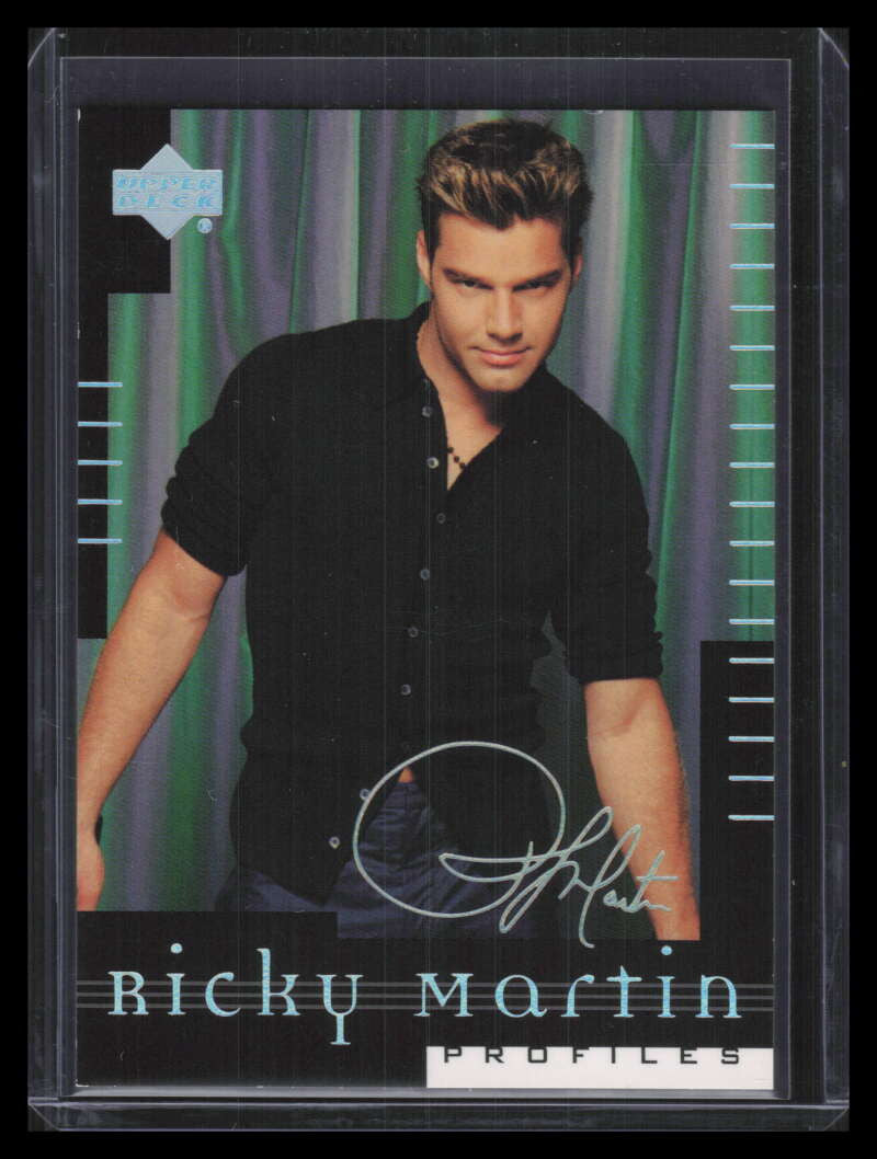 1999 Upper Deck Ricky Martin Platinum 85 Ricky Martin Profiles Pop Quiz 40/100