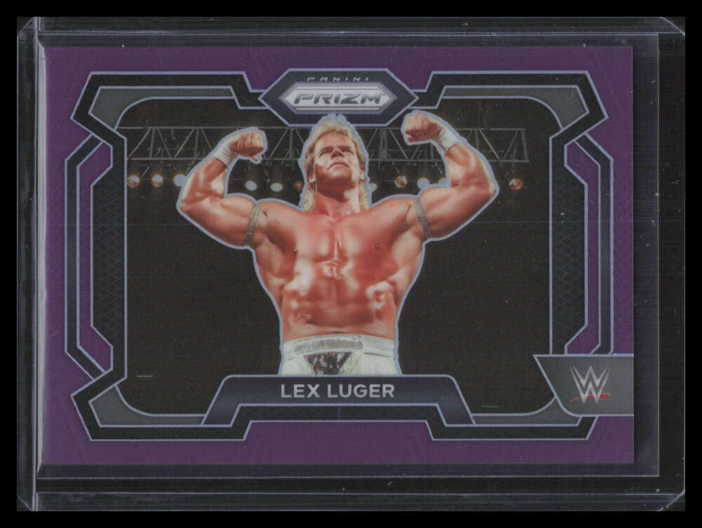 2024 Panini Prizm WWE Prizms Purple Refractor 33 Lex Luger 55/149