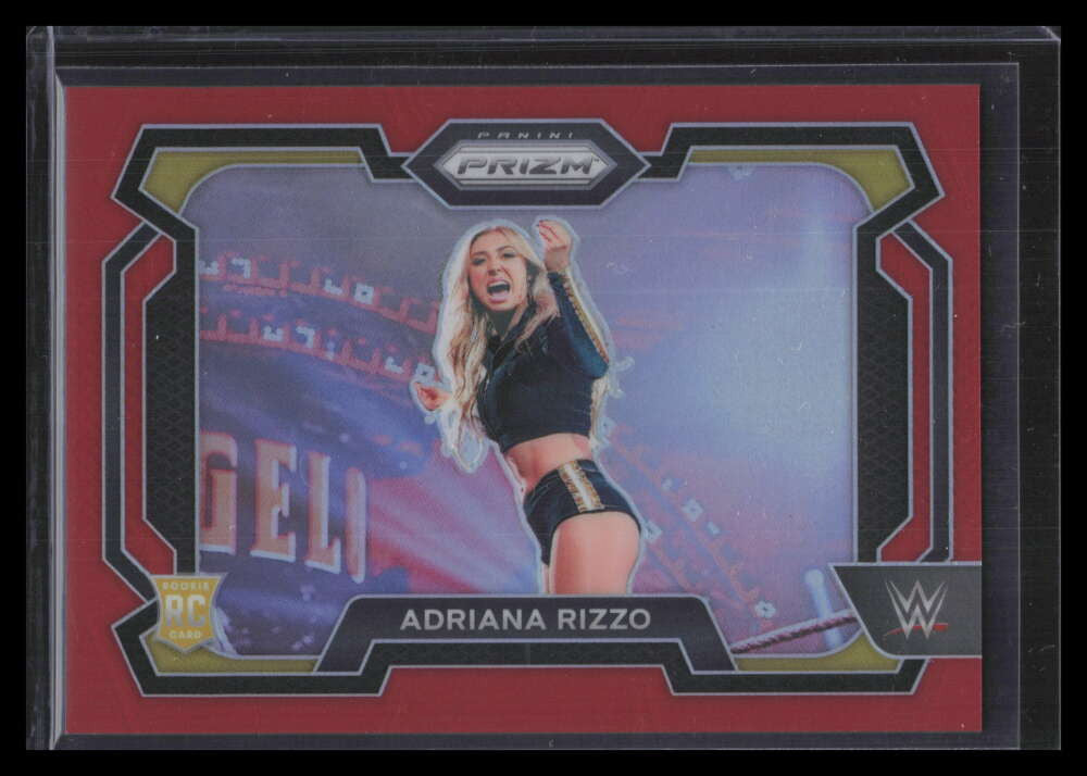 2024 Panini Prizm WWE Prizms Red Refractor 91 Adriana Rizzo 9/299