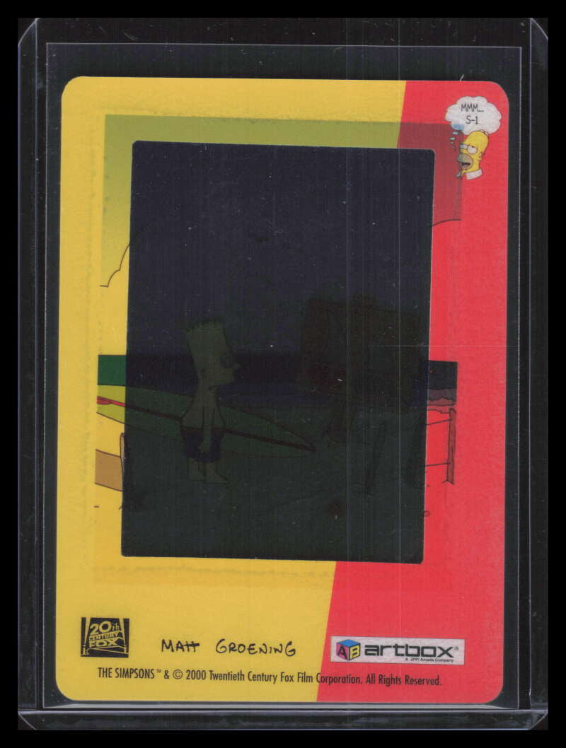 2000 Artbox The Simpsons FilmCardz Foil Cels s1 Extreme Conditions