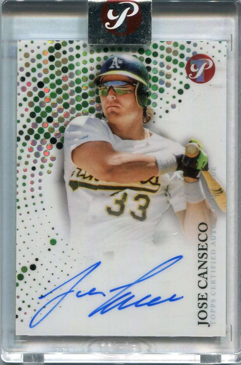 SOLD 153751 2022 Topps Pristine Autographs PAJC Jose Canseco