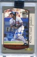 2018 Topps Archives Signature Series Postseason Brian Jordan Auto 2/16 00 Bowman