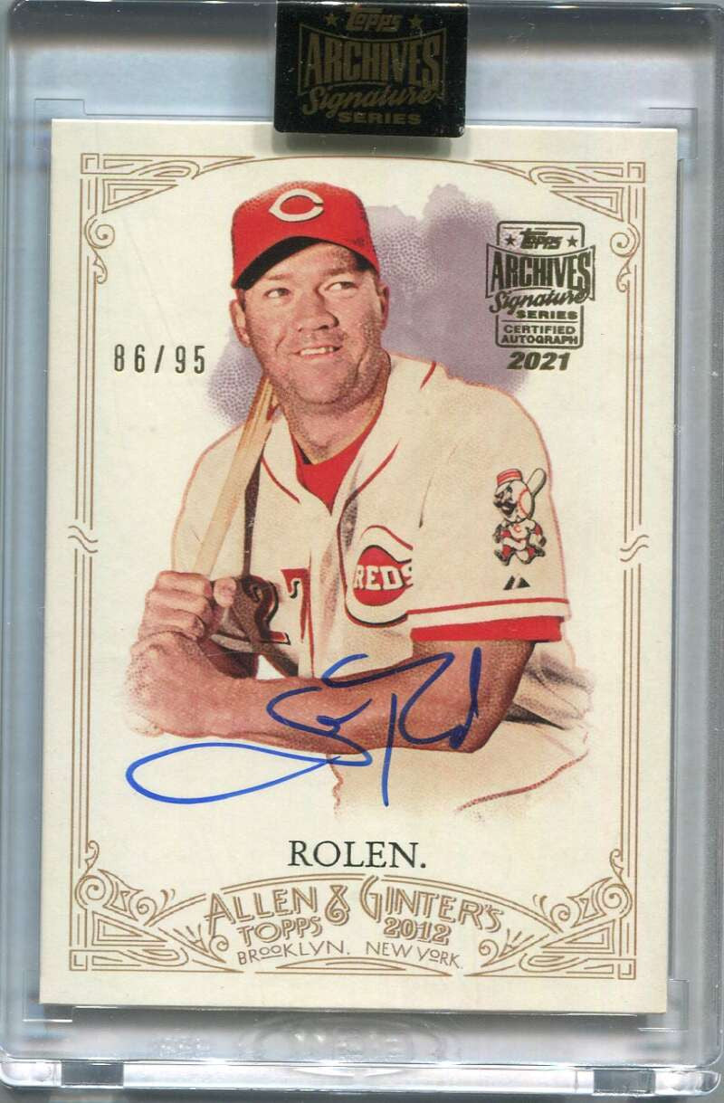 2021 Topps Archives Signature Series Retired Scott Rolen Auto 86/95 2012 Ginter