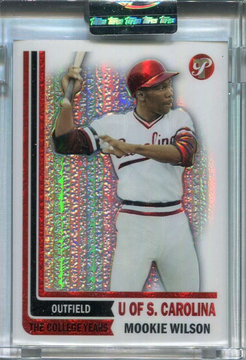 2005 Topps Pristine Legends Refractor 114 Mookie Wilson U Uncommon 96/199