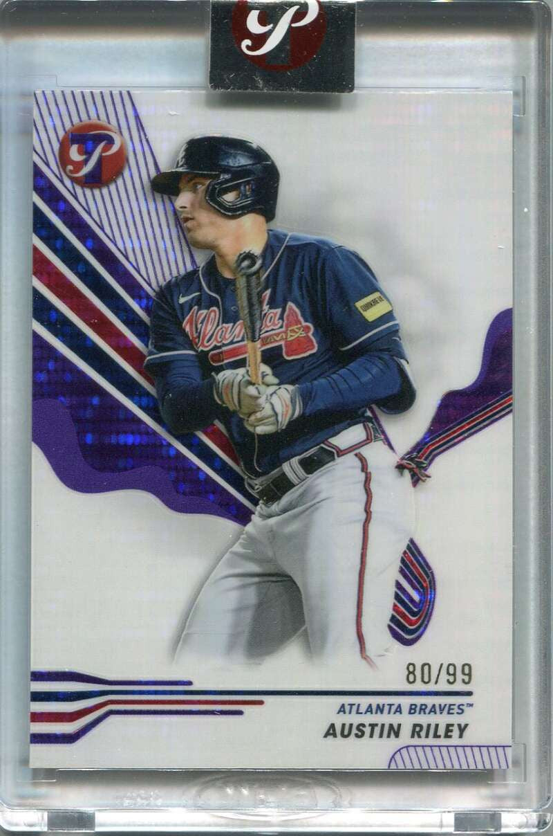 2024 Topps Pristine Purple Pristine Refractor 69 Austin Riley 80/99