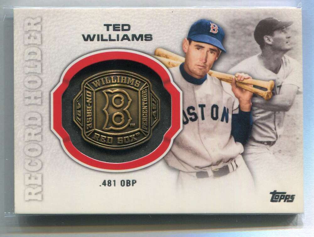 2013 Topps Update Record Holder Ringers TW Ted Williams Medallion
