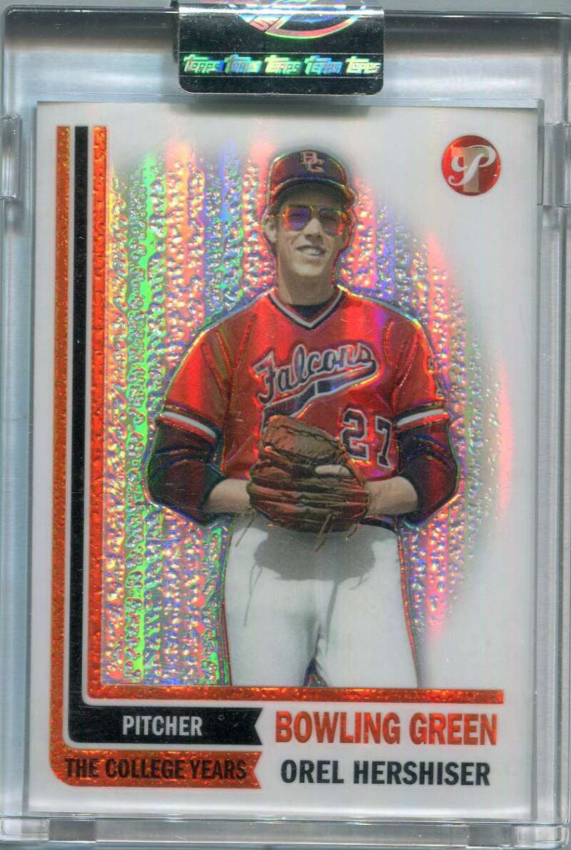 2005 Topps Pristine Legends Refractor 106 Orel Hershiser U Uncommon 164/199