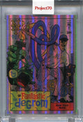 SOLD 153916 2021 Topps Project70 Rainbow Foil 426 Jacob deGrom Ermsy 30/70