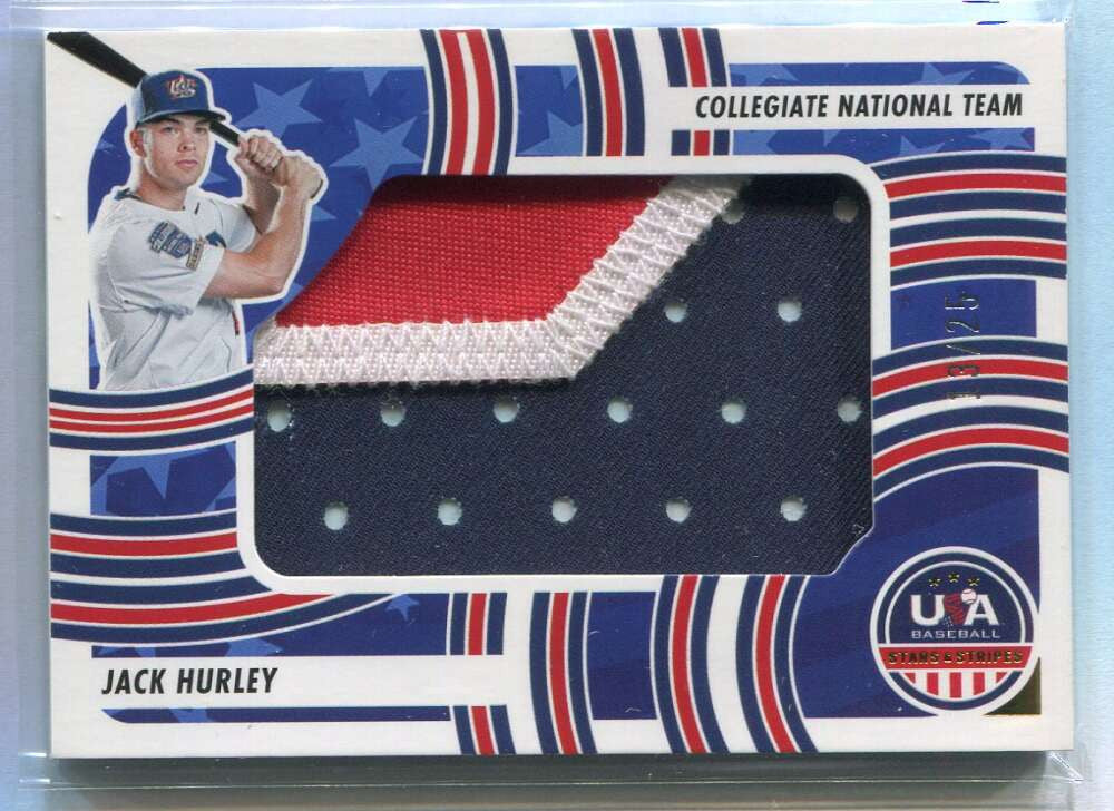 2024 USA Stars and Stripes Alumni Jumbo Materials Jack Hurley Rookie Patch 13/25