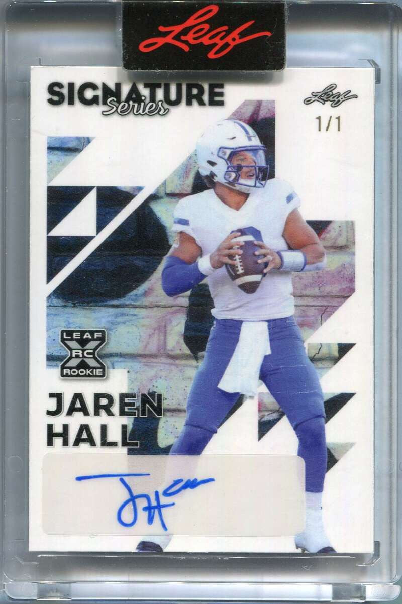DELETE 153973 2023 Leaf Signature Series Street Art bajh4 Jaren Hall Rookie Auto 1/1