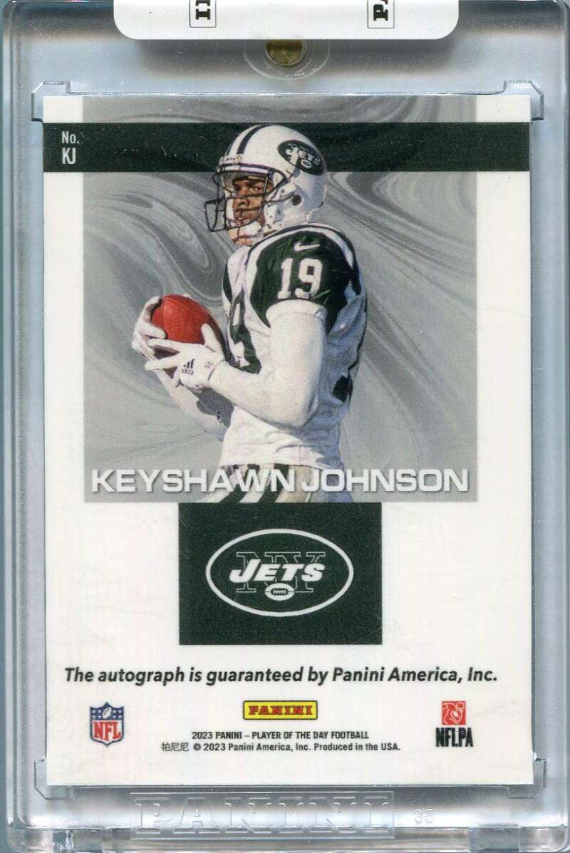 2023 Panini Player of the Day Autographs kj1 Keyshawn Johnson Auto 11/25