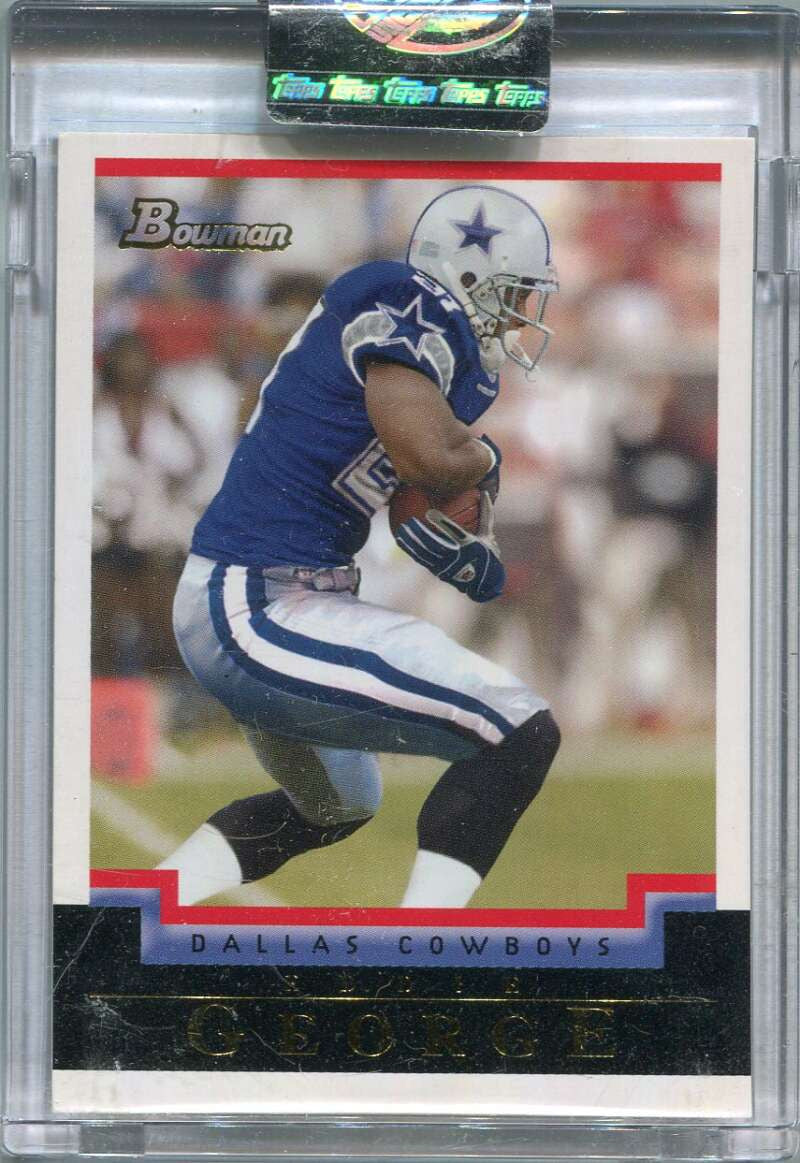 2004 Bowman Uncirculated White 99 Eddie George 47/165