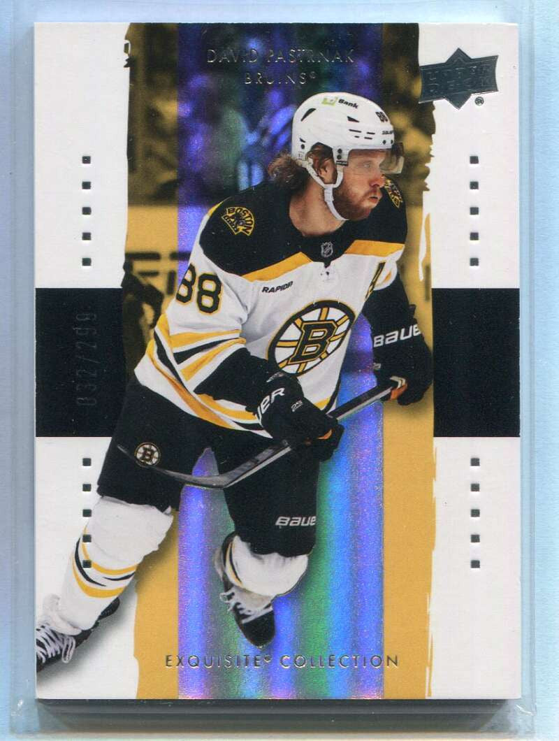 2023-24 Exquisite Collection '09-10 Retro VRDP David Pastrnak 32/299