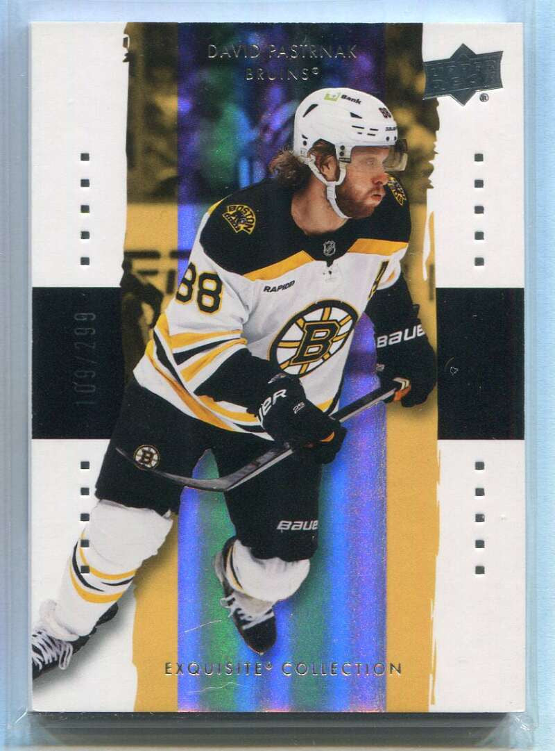 2023-24 Exquisite Collection '09-10 Retro VRDP David Pastrnak 109/299