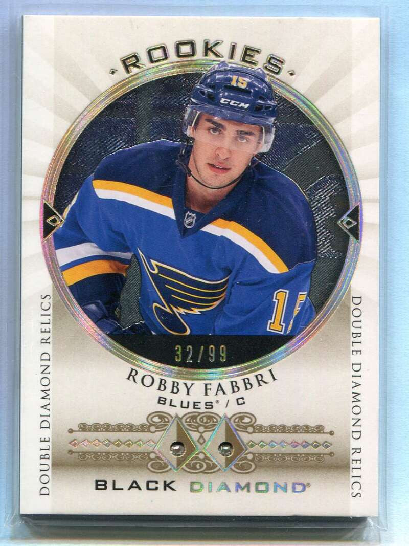 2015-16 Black Diamond BDRRF Robby Fabbri Rookie Dual Diamond Relics 32/99