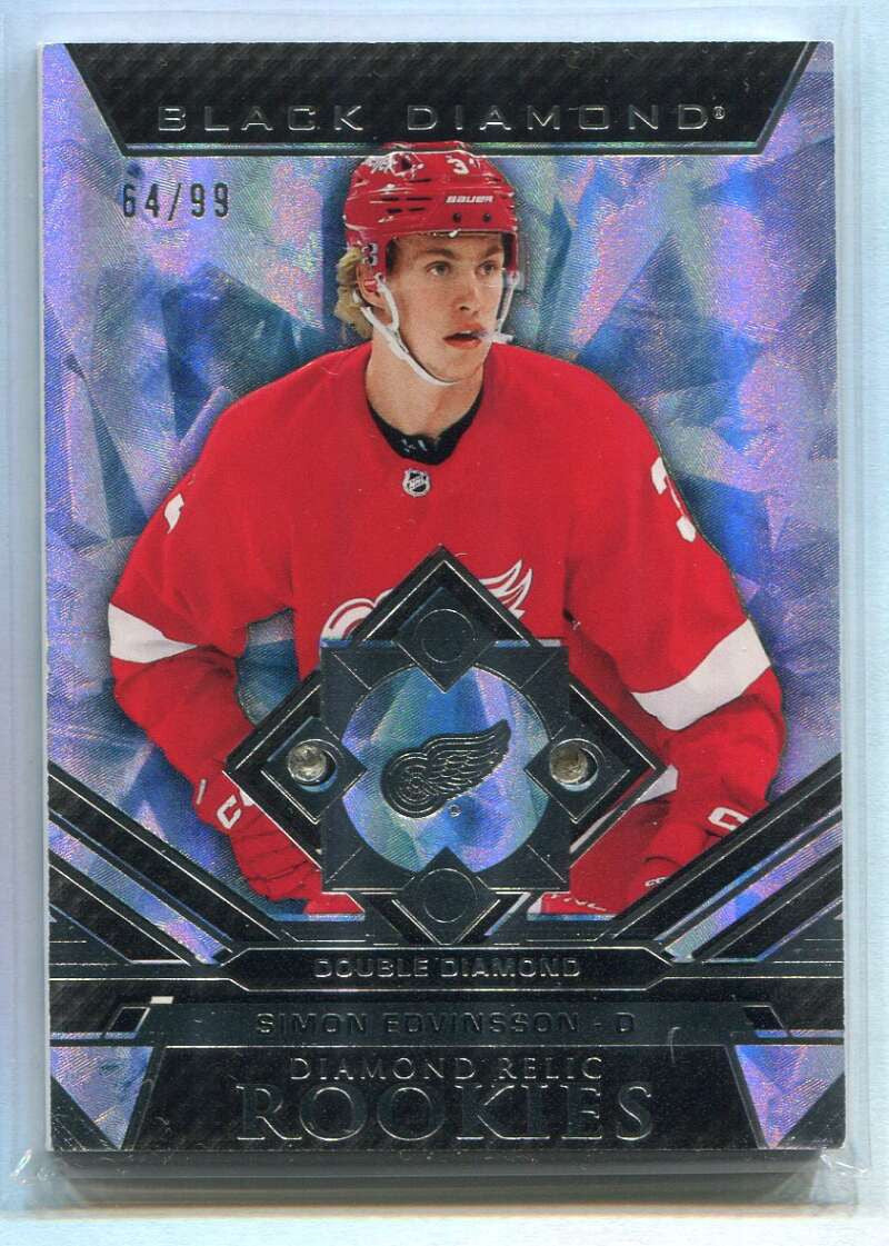 DELETE 154088 2023-24 Black Diamond BDRSE Simon Edvinsson Rookie Dual Diamond 64/99
