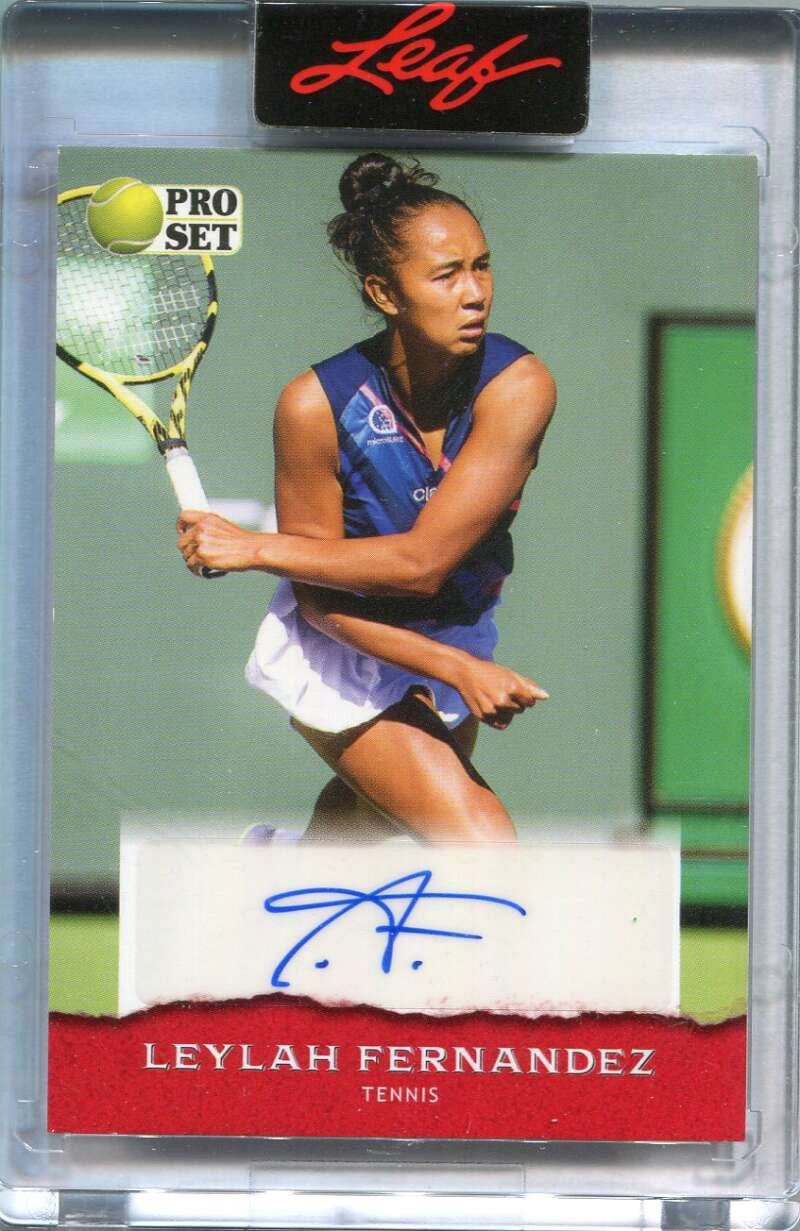 2022 Leaf Pro Set psalf1 Leylah Fernandez Auto ID: 154103