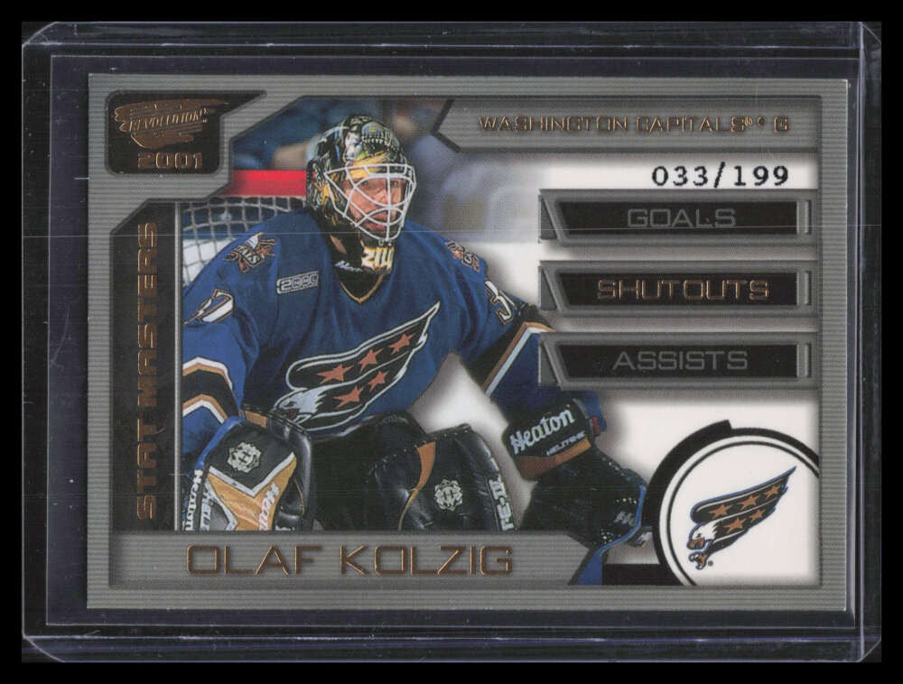2000-01 Revolution Stat Masters 20 Olaf Kolzig 33/199