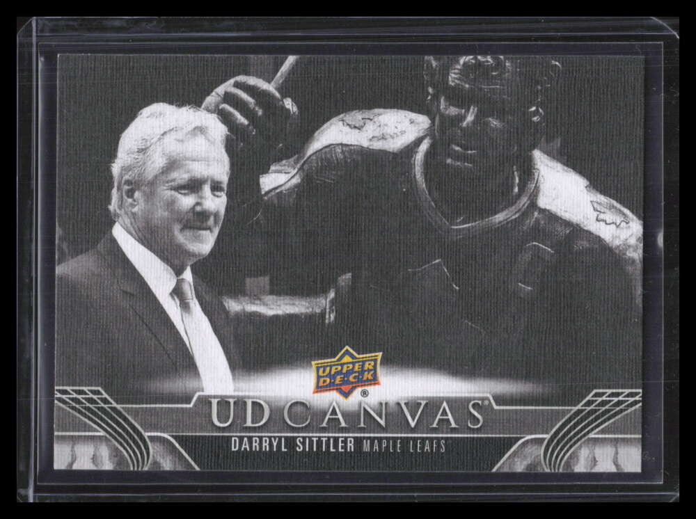 2023-24 Upper Deck UD Canvas Black and White c399 Darryl Sittler