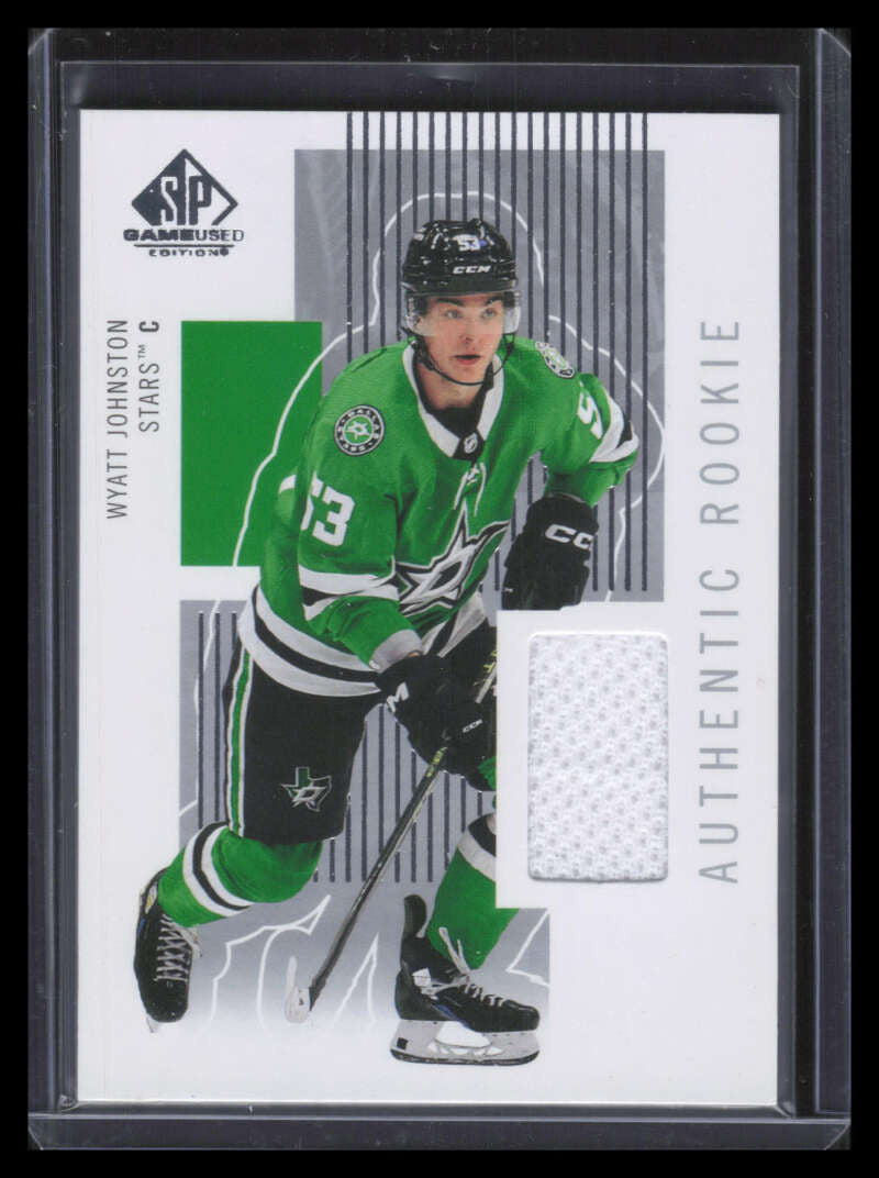2022-23 SP Game Used Retro Renovations Jerseys RRWJ Wyatt Johnston Rookie Jersey