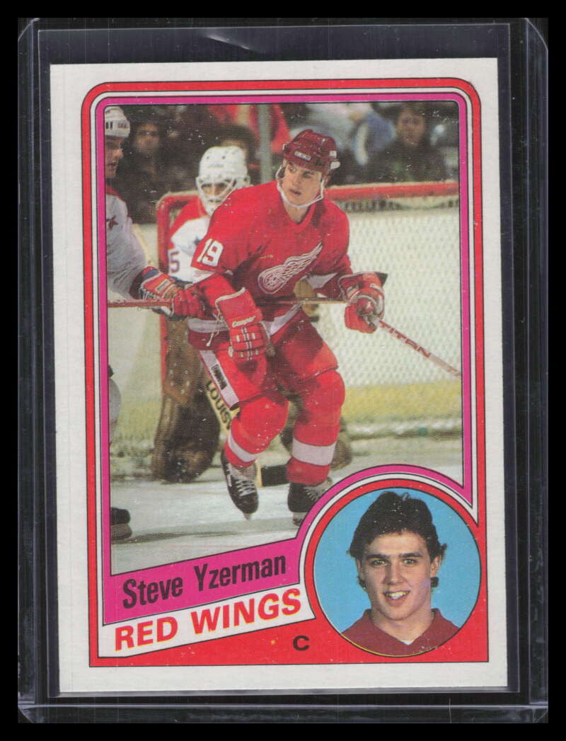 1984-85 Topps 49 Steve Yzerman Rookie 143485