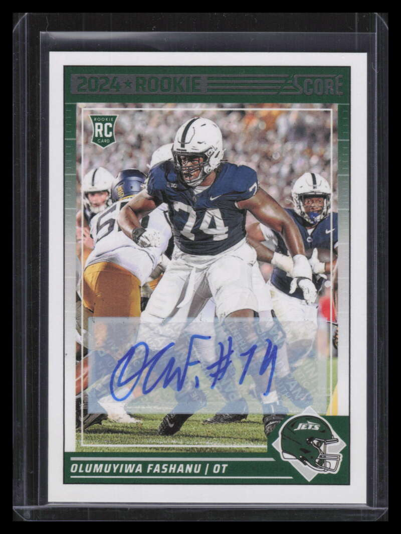 2024 Score Signatures 314 Olumuyiwa Fashanu Rookie Auto