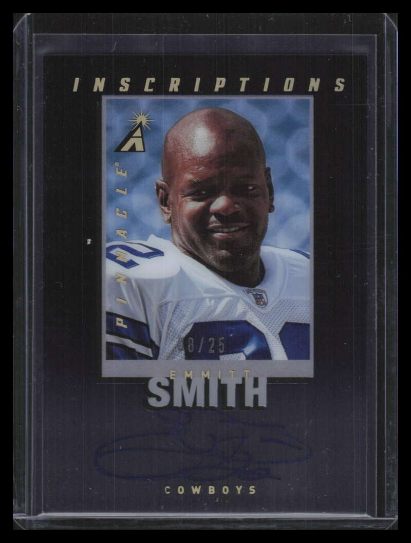2020 Panini Inscriptions PIES Emmitt Smith Auto 8/25