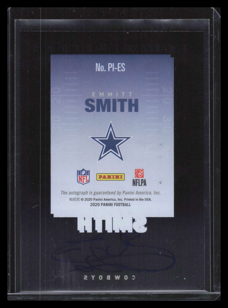 2020 Panini Inscriptions PIES Emmitt Smith Auto 8/25