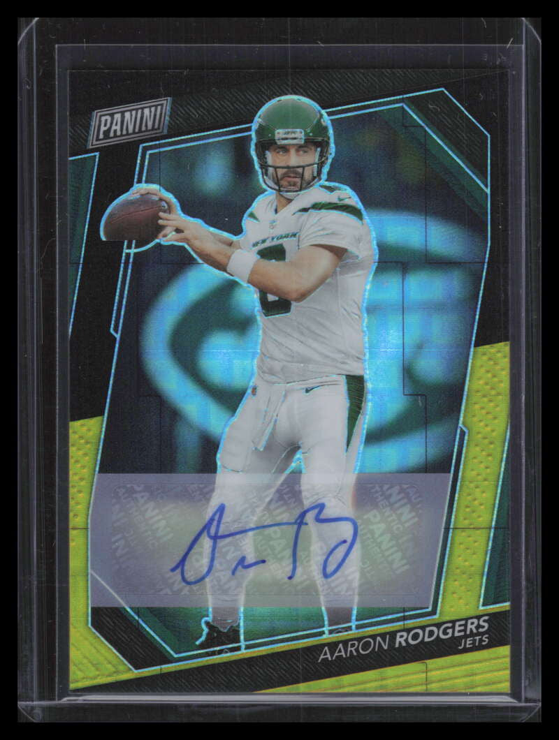2023 Panini National Convention VIP Autographs Black Gold Aaron Rodgers Auto 2/5