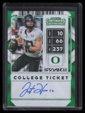 2020 Panini Contenders Draft Picks Fame 104 Justin Herbert Rookie Auto 1/2
