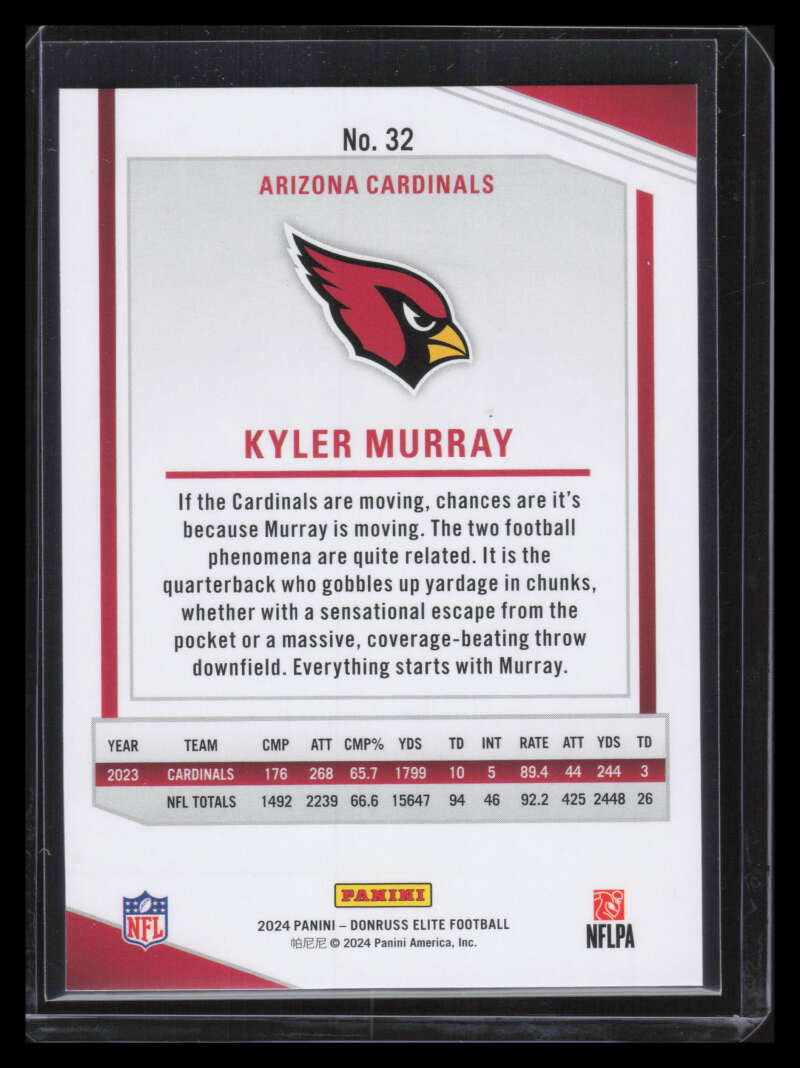 2024 Elite Purple 32 Kyler Murray 40/49