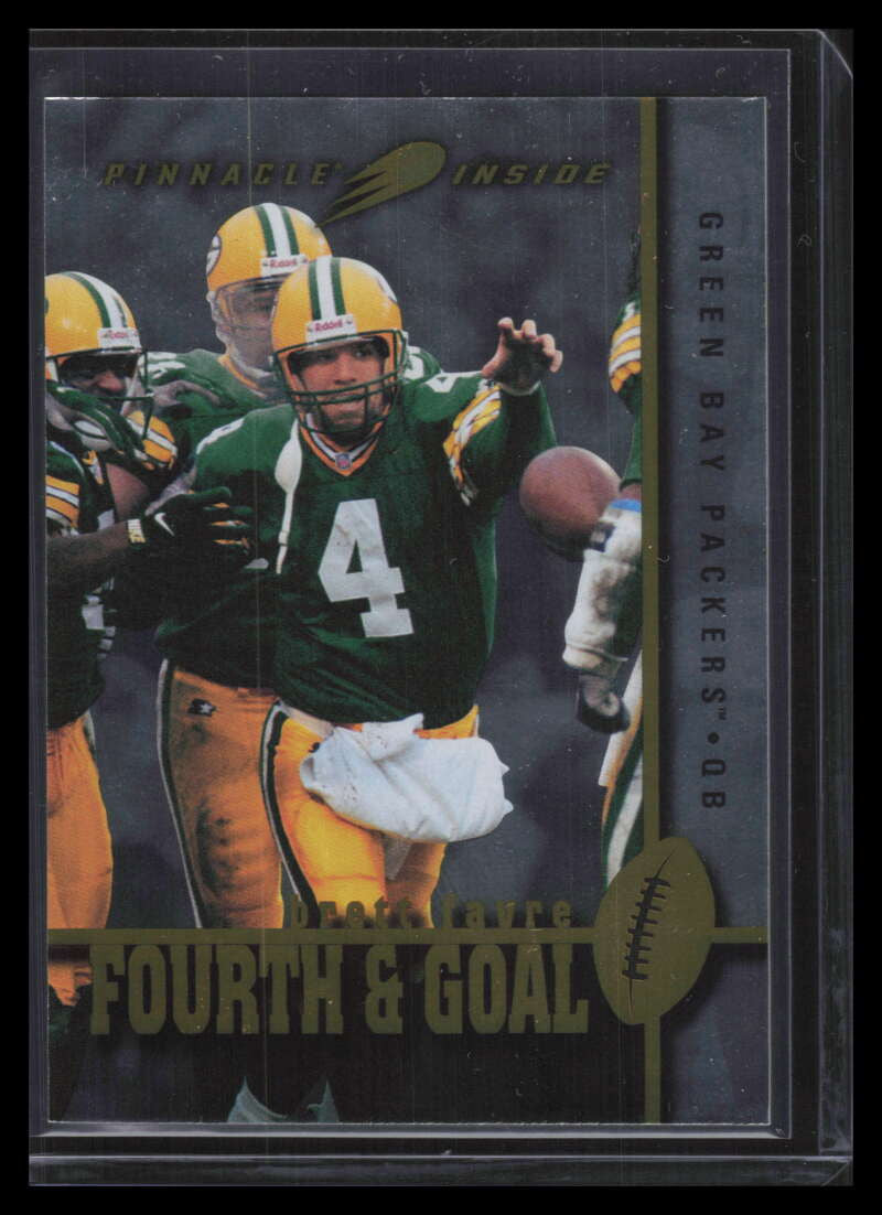 1997 Pinnacle Inside Fourth and Goal 1 Brett Favre