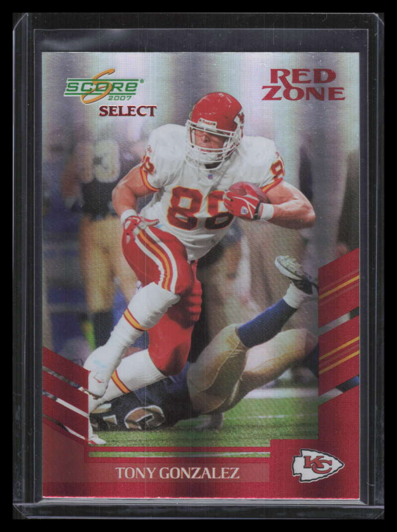 2007 Select Red Zone 262 Tony Gonzalez 25/30