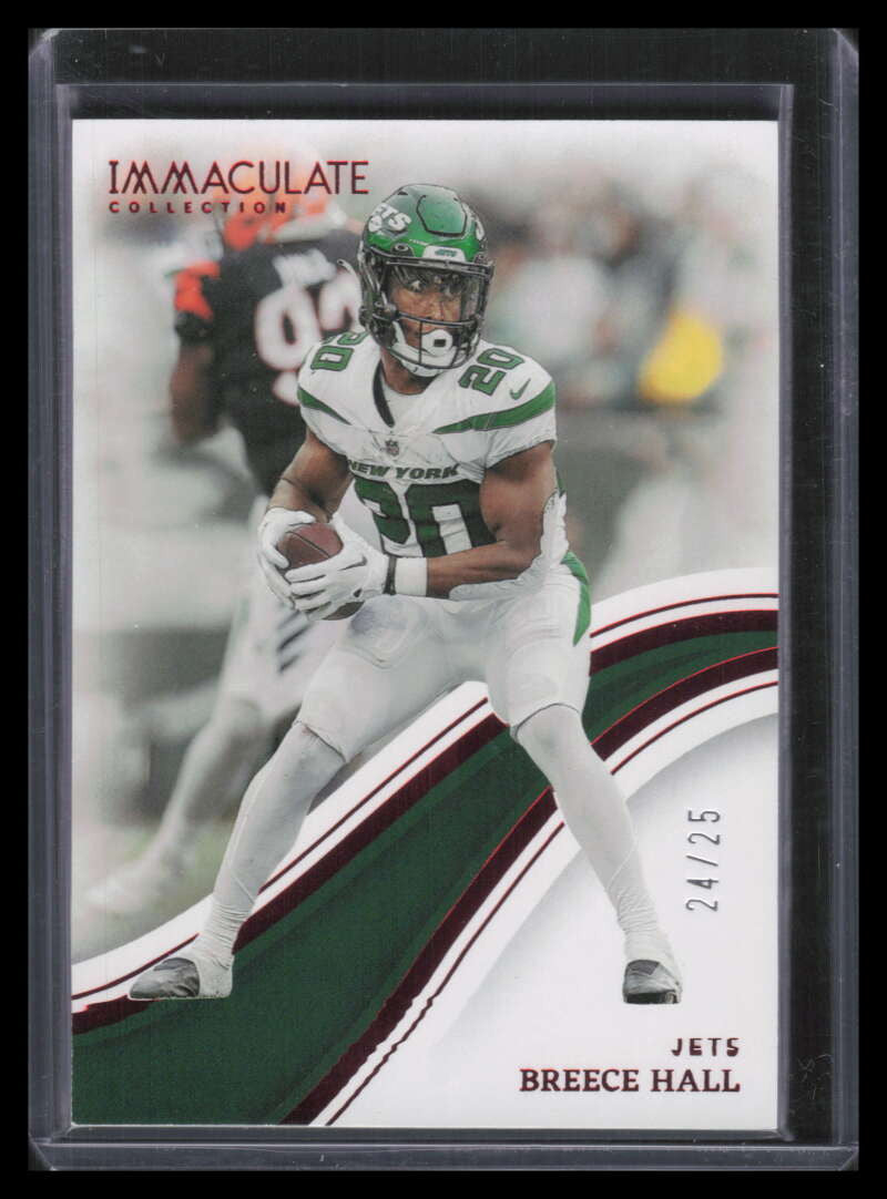 2023 Immaculate Collection Red 53 Breece Hall 24/25
