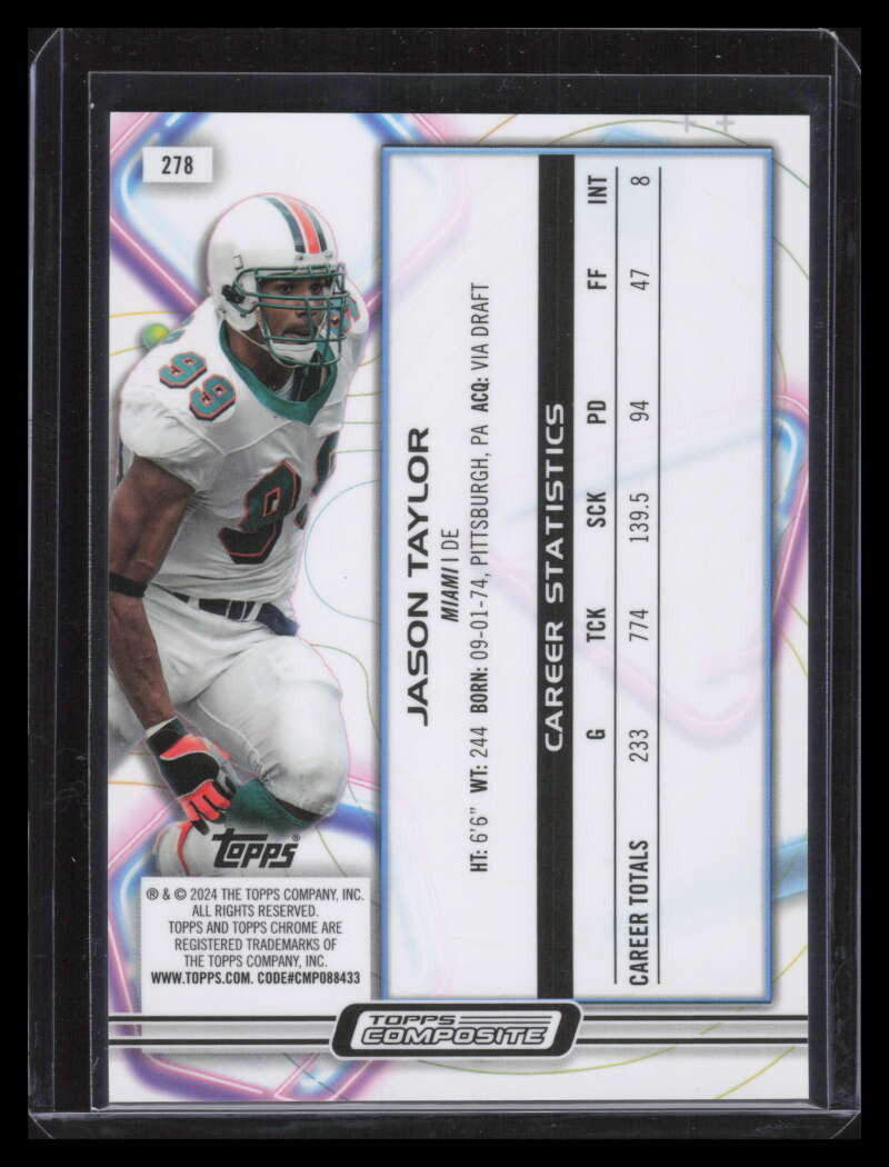 2023 Topps Composite Cosmic Chrome Gold Interstellar Refractor Jason Taylor /50