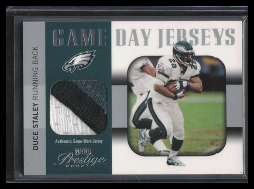 2003 Playoff Prestige Game Day Jerseys gdj26 Duce Staley Patch