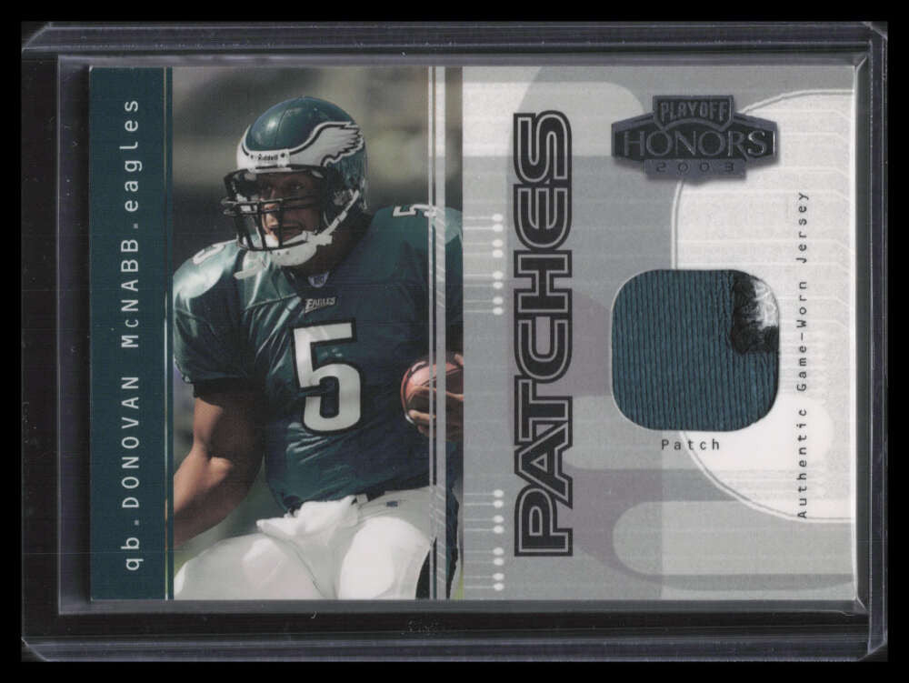 2003 Playoff Honors Patches pp4 Donovan McNabb Patch 51/75