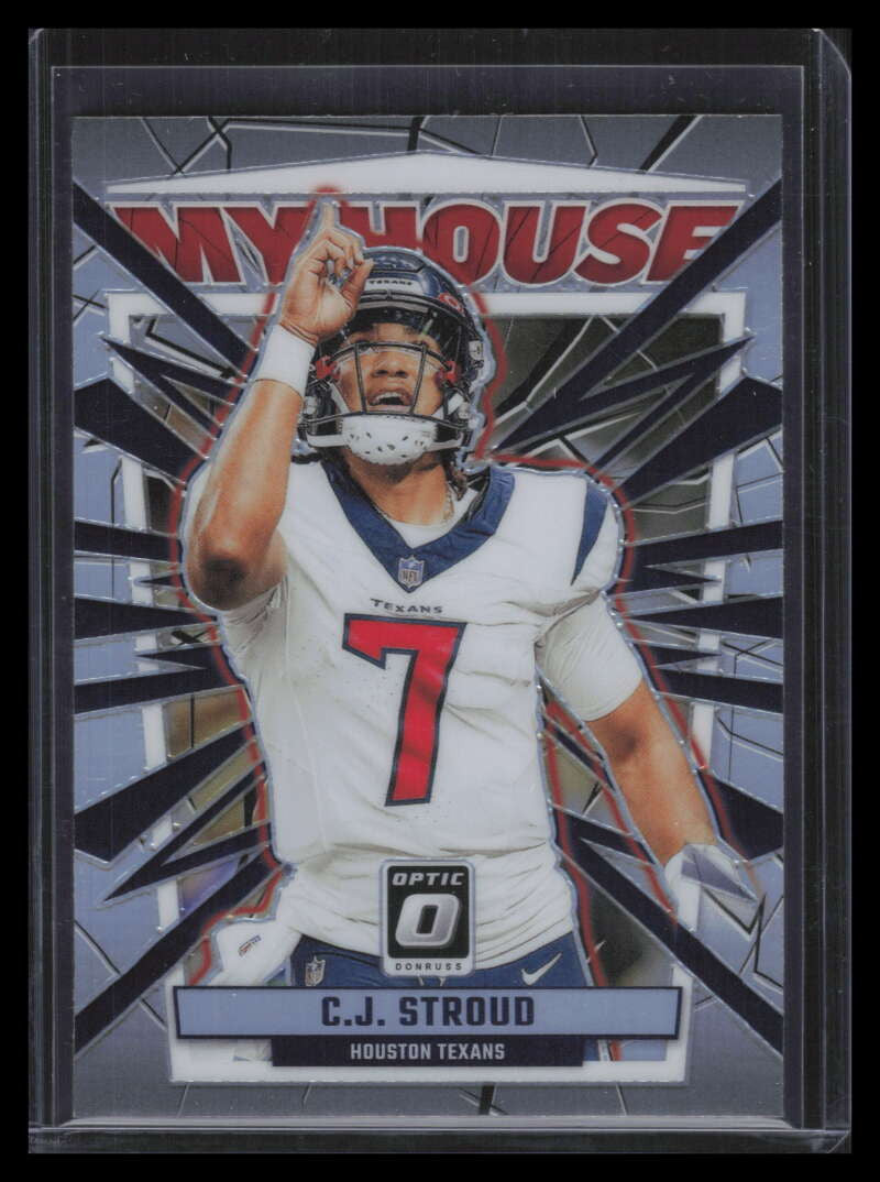 2023 Donruss Optic My House! Holo Refractor 6 CJ Stroud Rookie