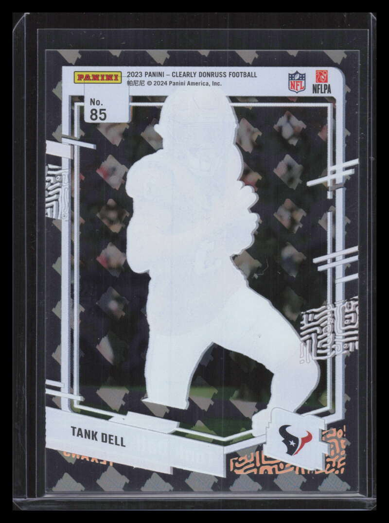 2023 Clearly Donruss Holo RR Logo 85 Tank Dell RR Rated Rookie