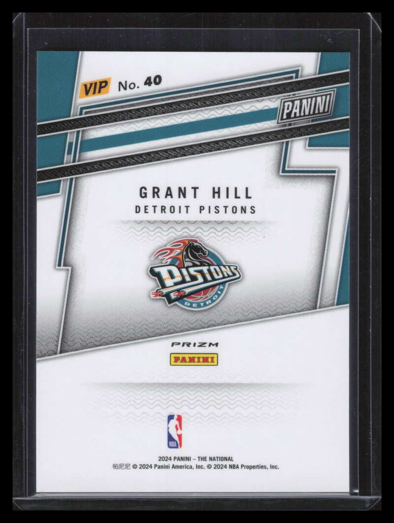 2024 Panini National Convention VIP Gold Packs Prizm 40 Grant Hill