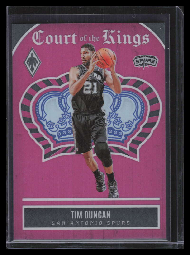 2023-24 Panini Phoenix Court of the Kings Pink 2 Tim Duncan 71/99
