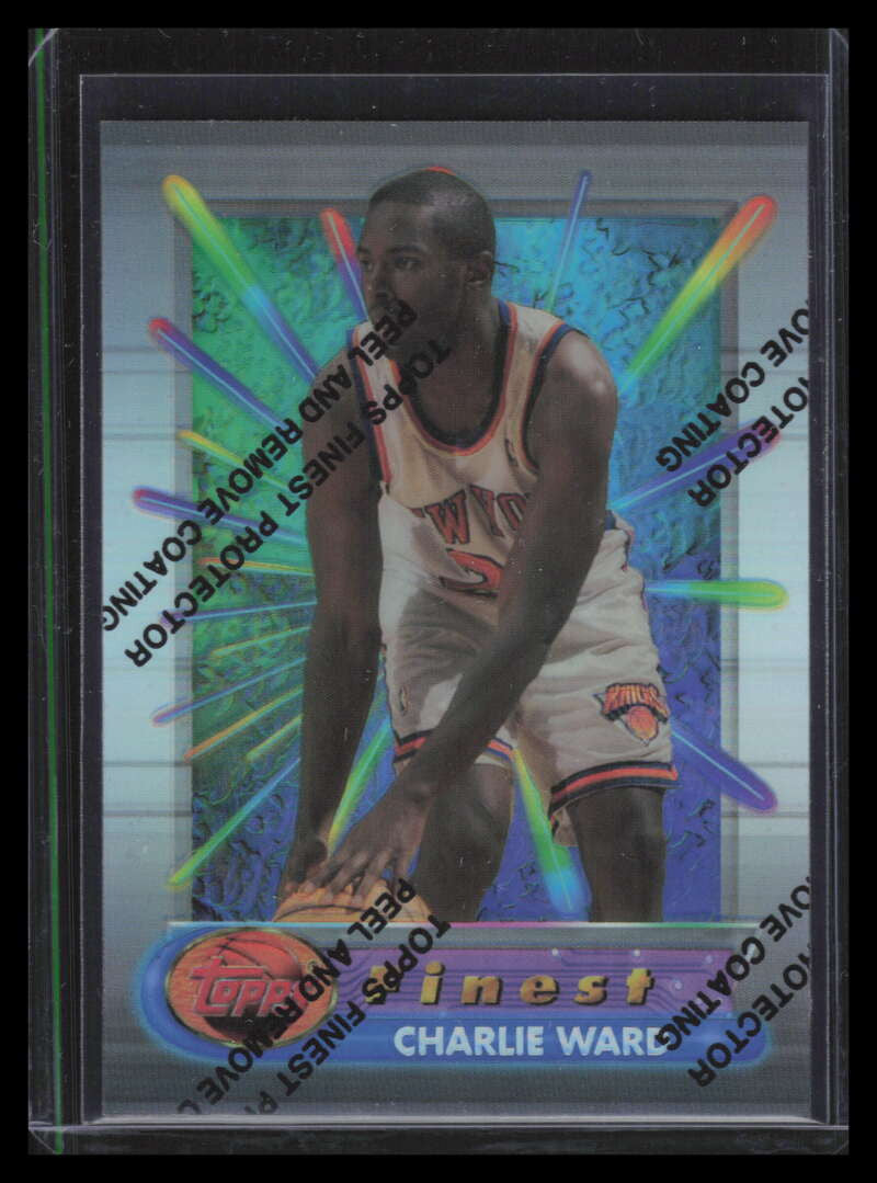 1994-95 Finest Refractor 321 Charlie Ward Rookie
