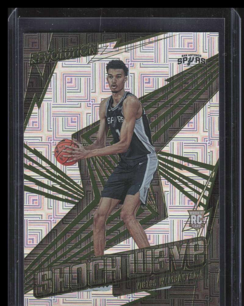 DELETE 155169 2023-24 Panini Revolution Shock Wave Levels 15 Victor Wembanyama Rookie