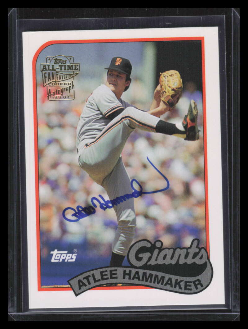 2005 Topps All-Time Fan Favorites Autographs AH Atlee Hammaker Auto