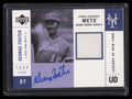 2001 Upper Deck Legends NY Game Jersey Autograph George Foster Jersey Auto /196